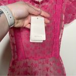 NWT Dôen Tulle Lace floral Nadette Dress in Pink sz M Size M Photo 10