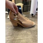 Eileen Fisher NIB  Nikki Peep Toe Sandal Earth‎ Beige Tan Size 6 Photo 3