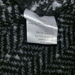 Cocogio Cardigan Sweater Jacket Womens Size L Black Gray Wool Open Front Italy Size L Photo 5