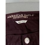 American Eagle Jegging Super Stretch Burgundy Brown Skinny Women’s Size 10 Short Photo 4