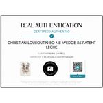 Christian Louboutin  So Me Wedge 85 in Patent Leche Photo 15