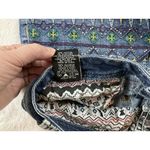 GRACE Dark Wash Embroidered‎ Embellished Denim Jean Shorts Women's SZ 30 Boho Blue Photo 6