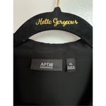 Apt. 9  Black Button Up Blouse Woman’s Size XL Photo 3