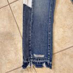Vervet Beverly Super High Rise Crop Side Blocking Panel Distressed Jeans 27 Photo 5