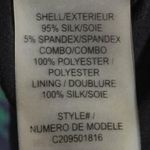 Alice + Olivia  Green Printed Silk Plisse Sleeve Shift Mini Dress S Photo 3