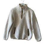 Thread and Supply Zip Up Fleece Sherpa Cozy Soft Womens Pullover Jacket SZ S Brown Photo 0