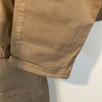 Twin Set women's size 26 tall waist taper leg umber dark tan crop trouser pants Brown Photo 2