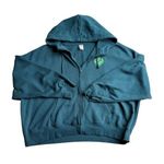 PINK - Victoria's Secret  Dark Green Crest Hoodie Photo 0