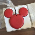Coach Disney Mickey Ears Bag Charm Key Fob Purse Accessory Red 78351 Photo 0