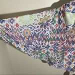 Anthropologie Maeve Bryanna Dolman Sleeve Geometric Blouse Photo 3