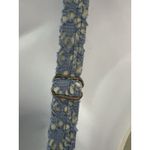 Nicole Miller  1 piece Swimsuit Size Small Blue Crochet Swimdress Festival Photo 7