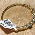 Sterling Silver NWT CR Emerald 14K Gold Over  Bangle Photo 3
