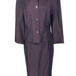 Nordstrom Plum purple 2 piece Suit, New Blazer skirt set by Charles Gray, London- Photo 0