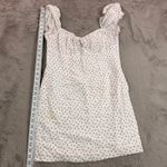 Princess Polly  Reuben Mini Dress White‎ Floral Ruffle Sleeves Tie Front Summer Photo 7