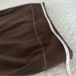 Fashion Bug Vintage Faux Suede Dark Brown Long Pencil Skirt Back Slit Size 6 Photo 7