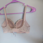 Victoria's Secret Victoria's dream angels lined demi bra with lace in tan light brown size 32DD. Photo 1
