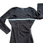 French Connection  Sparkle Nights V Neck Dress Size 8 Photo 6