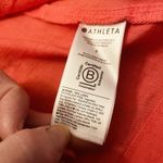 Athleta Playa Wrap Dress Red Linen Blend Short Sleeve Tie Waist NWT Sz 6 Resort Photo 6