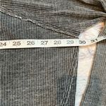 Free People ribbed long sleeve Grey fade Wash Long Sleeve oversized XS Photo 4