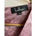 Lulus ‎ Dusty Lavender Leopard Print Bell Sleeve Jumpsuit NWT  M (6) Photo 8