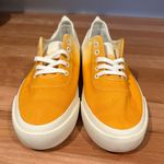 Everlane The Forever Sneaker Gold Dip-Dye White Canvas Women Size 8 Photo 3