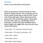 Aerosoles  Women’s Garie Black Pebbled Leather Booties- Size 9.5 Photo 12