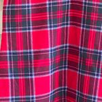 Vineyard Vines Nantucket Tartan Plaid Red Velvet Shift Dress Photo 9