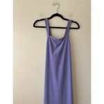 Athleta  Arrival Maxi Cross Back Dress Dark Adonis Blue Size XS Athleisure Lilac Photo 4