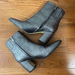 Sam Edelman  HILTY2 Gray Metallic Ankle Bootie with 2inch Heel Size 6.5 Photo 0