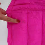 HEAT Lightweight Puffer Jacket Pink Full Zip M Down Feather Blend Size M Photo 7