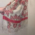Old Navy large floral paisley fringe scarf Photo 2