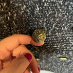 Vintage wool boucle button blazer Gray Size 6 Photo 2