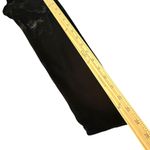 Kate Hill  Black Velvet Long Sleeve Top  Minimalist Tie Neck Size 2‎ P Silk Blend Photo 5