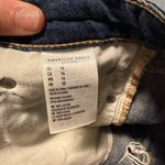 American Eagle  Outfitters Dark Blue Distressed Jean Shorts - Tom Girl Shortie Photo 2