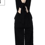 Marine layer  Tie Back Black Jumpsuit size M Photo 3