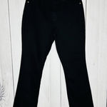 Ann Mashburn  Black Cropped Flare Jeans Size 28 (28 x 27.5) Mid-Rise Photo 0