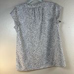 Hilary Radley White and Black V-Neck Top SZ:S Photo 2