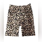 Victoria's Secret Victoria’s Secret Bike Shorts Womens High Waist 6 Inch Leopard Print Size 4 Photo 1