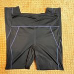 J.Crew Women’s SleekStretch Black High-Rise Leggings With Blue Trim Size M NWOT Photo 1