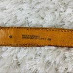 Vintage Leather Bright Woven Camel Belt Sz 30 Tan Photo 3