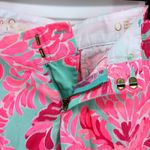 Lilly Pulitzer The Chipper Short Flamingo Floral Print Size 0 Preppy Resort Golf Photo 4