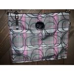 Coach ‎ Purse Poppy Plaid Berry Pink Purple Black Glittery Photo 1