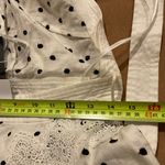 Zimmermann NWT 2016 linen white Empire black Dot Apron midi high low Dress AUSZ2 Photo 8