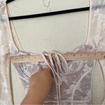 House Of CB  S A-C  'Delilah' Vintage Cream Lace Maxi Dress NWOT Photo 11