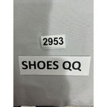 Womans Fashion Sneakers White Mesh Lace Up Gold Accent Wedge Heel 5.5 Photo 7