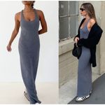 rumored lakeville maxi dress‎ smoke heather Photo 1