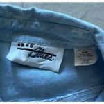 Vintage Denim Star Shirt Womens M Light Wash Cotton Chore Western 90s Concert Blue Size M Photo 3