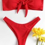 Zaful Red Knot Bikini Photo 0