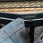 Banana Republic Ryan Mid-Rise Black Dot Gray Woven Career Dress Pant Trouser, 4 Photo 7