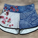 INKnBURN Kraze Performance Lined Running Shorts Blue Denim Pink Size Medium Photo 0